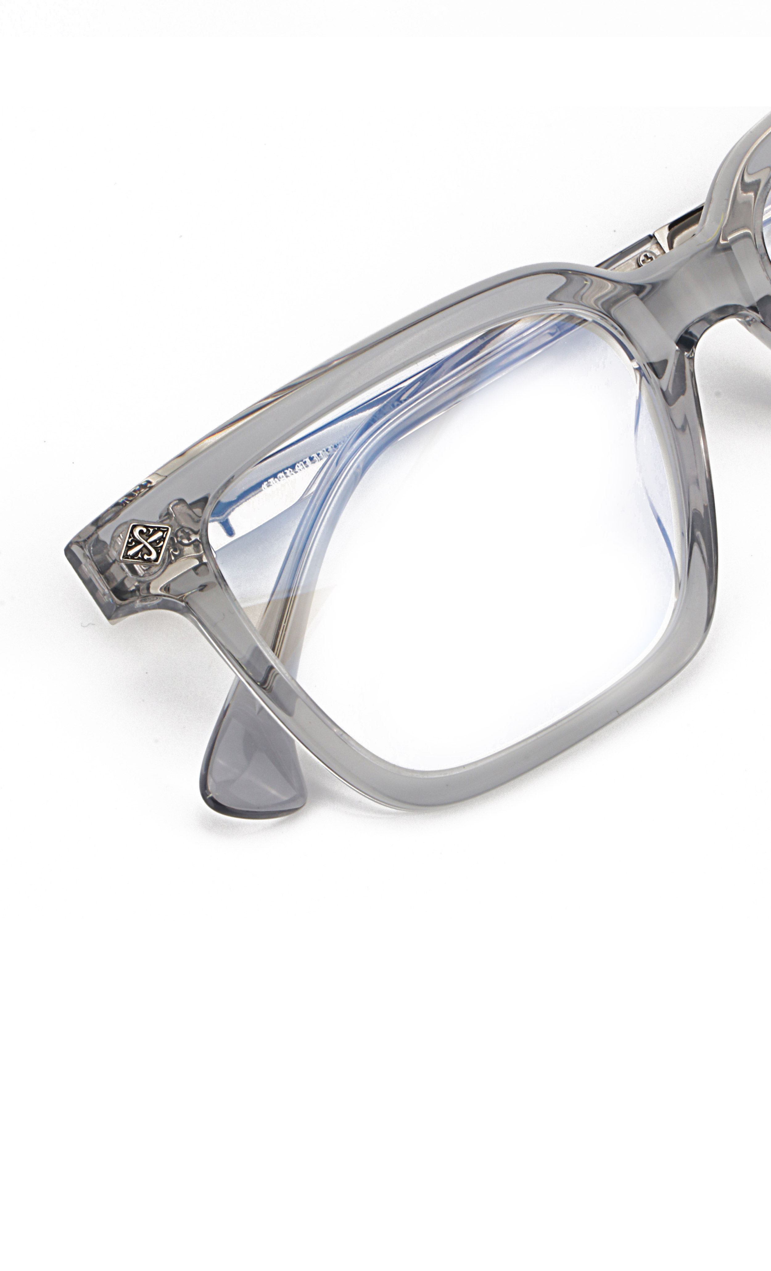 Y2k China Classic Style Spec Retro Transparent Grey Brown Optical Prescription Multifocal Luxury Brand Designer Glasses Frames