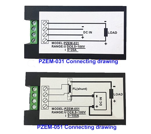 DC Current 0-100A Cheap Digital Energy Meters Price