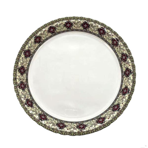 Home Durable Unbreakable Melamine Dinnerware Eco Friendly Soup Plates