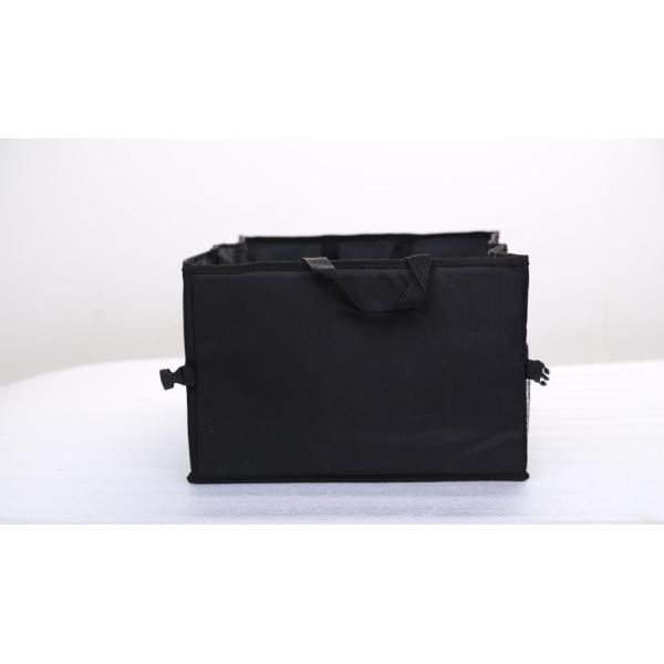 Waterproof Black Color Foldable Car Trunk Organizer With Large Size Capacity