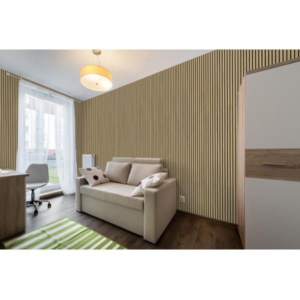 Wooden Grain Acoustic Fluted Panel Board Soundproof For Interior Decoration