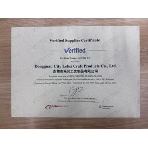 Dongguan Lebei Craft Products Co., Ltd. Certifications