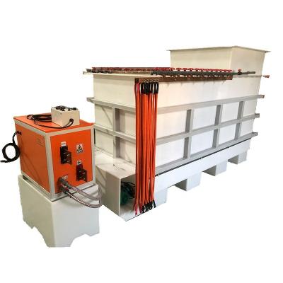 Produção contínua de chapas de cobre eletrolíticas Intervalo de temperatura 20-80.C em sistema controlado por PLC