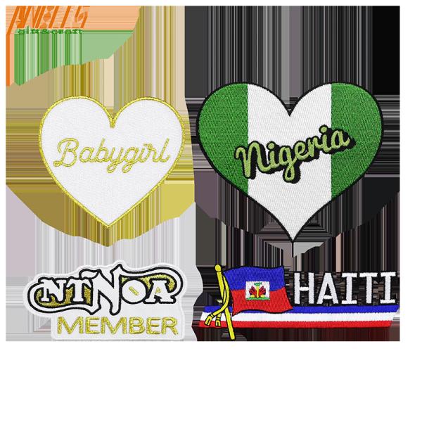 Stitching Custom Cartoon Custom Logo Embroidery Patches For Kids Clothes And Hats