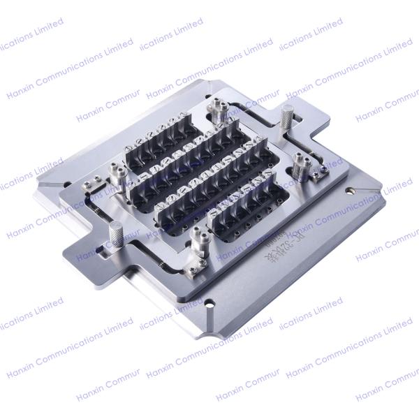 High Precision Fiber Optic Polishing Plate Fast Assemble FCPC 32 Ports