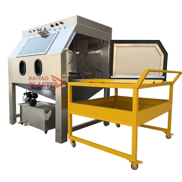 Custom Wet Sandblasting Cabinet Vapor Sand Blasting Machine