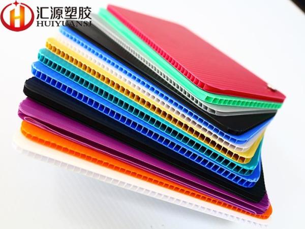 ROHS Corrugated Plastic Packaging Sheets , Colored Corrugated Plastic Sheets