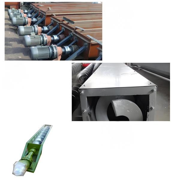 U-Tube Spiral Conveyor For Granular  Powder Food With Industrial-Grade Easy-Cleaning And Inclined Design