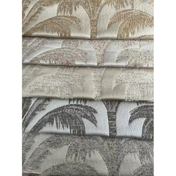 Polyester Chenille Luxury sofa fabric Breathable With Woven Technics
