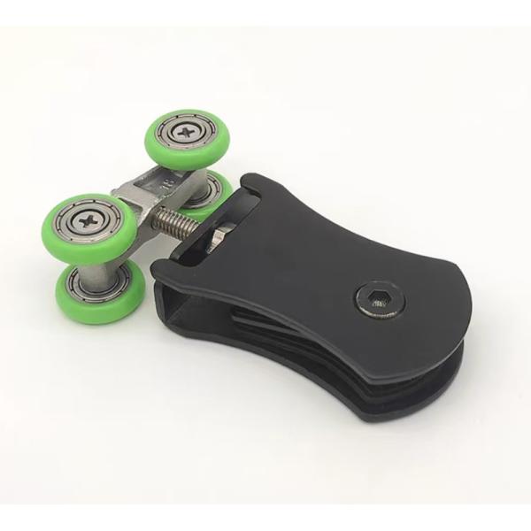 Lightweight Shower Room Accessories Waterproof Sliding Glass Door Clamp Stainless Steel