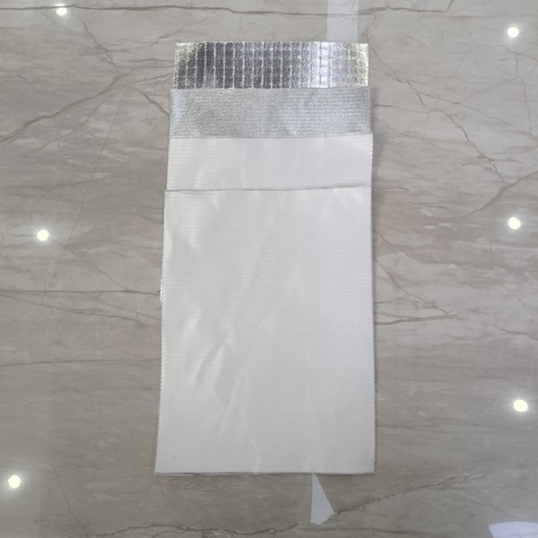 Anti Oil Waterproof Fireproof Aluminum Foil Fiberglass Cloth Antioxidant Anti Microbial