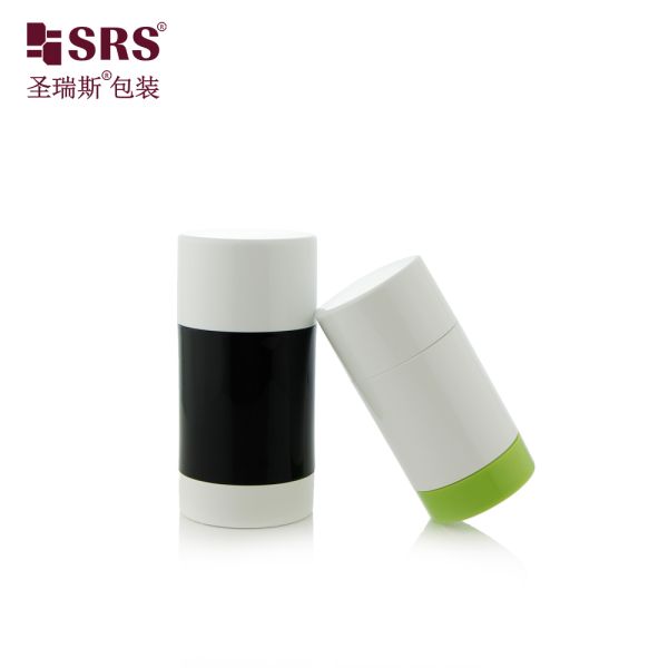 D048 Recycled Twist-Up Deodorant Stick Bottle Bottom Filled Cosmetic Packaging for Eco Focused Brands