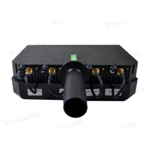 Handheld UAV Signal Jammer with 250m Jamming Range 24W Output Power and 4