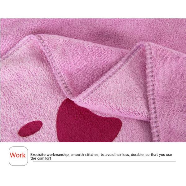Inicio/Hotel Coral Fleece Soft Towel Set Microfibra Impresión de oso Toallas de baño de tres piezas