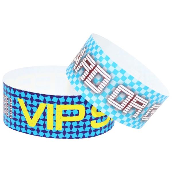 Customized Events Paper Wristbands Disposable Wristband Id Wristband