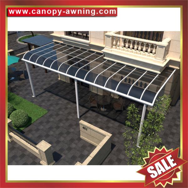outdoor house backyard patio terrace balcony porch aluminum polycarbonate awning shelter canopy for sales