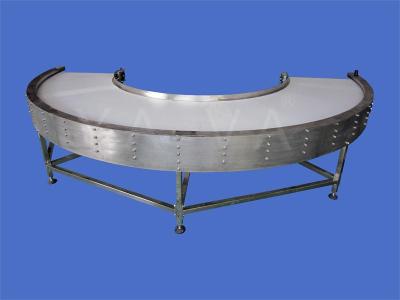 180 Degree Curved Conveyor System Multipurpose Convenient Installation