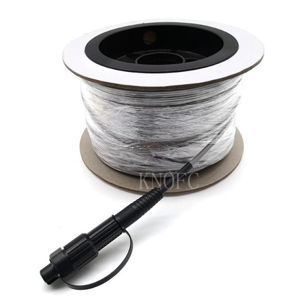 Grey Mini SC APC Drop Fiber Pigtail Fiber Optic Cable Assemblies