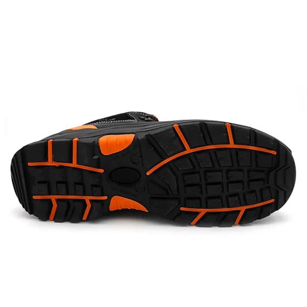 Bottes de travail pour hommes anti-ponture Bottes de travail avec orteil en acier