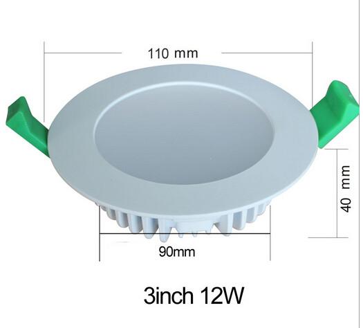 Anenerge indoor LED smd dowlight SAA C-Tick RCM 1080-1200lm 10W 12W 13W led down light 12w 90mm cut hole