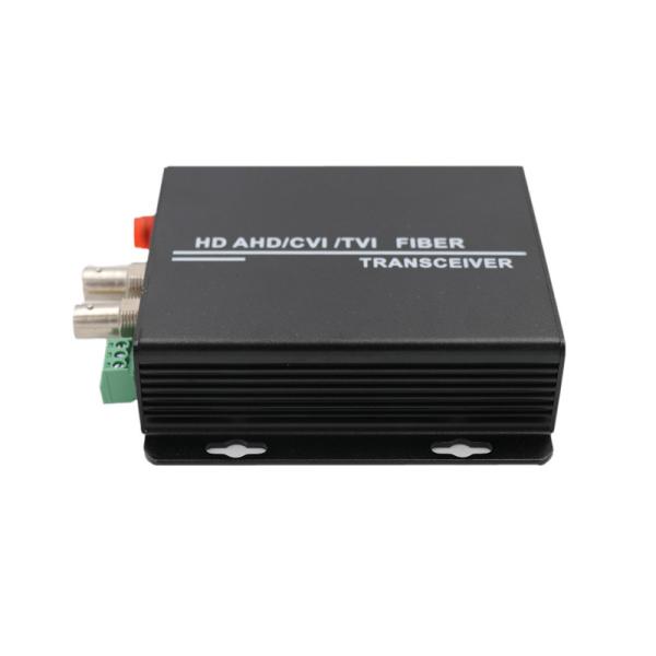 2CH Fiber Optic Video Converter , 1310nm Cctv Bnc To Ethernet Converter 720P