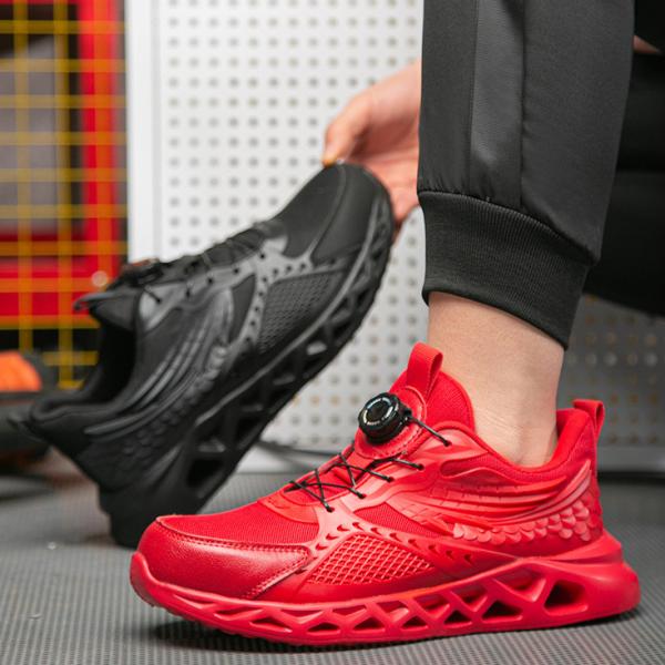 TPU+Microfiber+Flying Knit Industrial Safety Shoes with EVA Sole and Kevlar Mid Sole