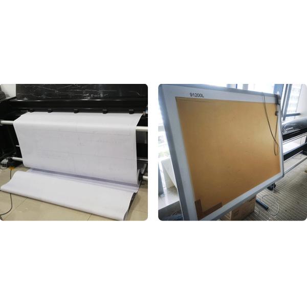 Recycled 72" 84" Width 42gr 45gr Plotter Paper Roll For Garments Cutting Patterns Recycled 72