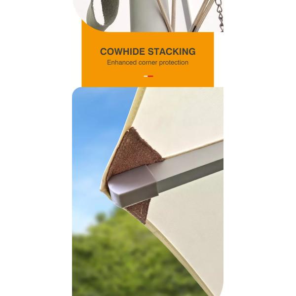 UV Aluminum Commercial Waterproof Sunshade Windproof Garden Outdoor Umbrella with 1.5m Radii