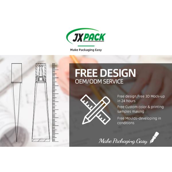 JXPACK Cosmetic Glass Cream Bottles Dropper Lotion Bottles Packaging