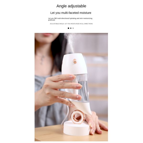 Ultrasonic Cool Mist LED Lamp Air Ultrasonic Humidifier Quiet Operation With USB Charging