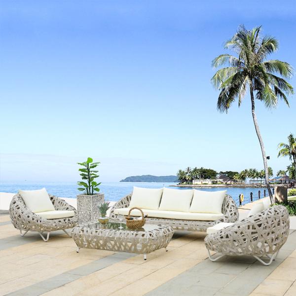 Create a Luxurious Outdoor Space with Rattan Furniture Luxury Rope Modern Garden Set