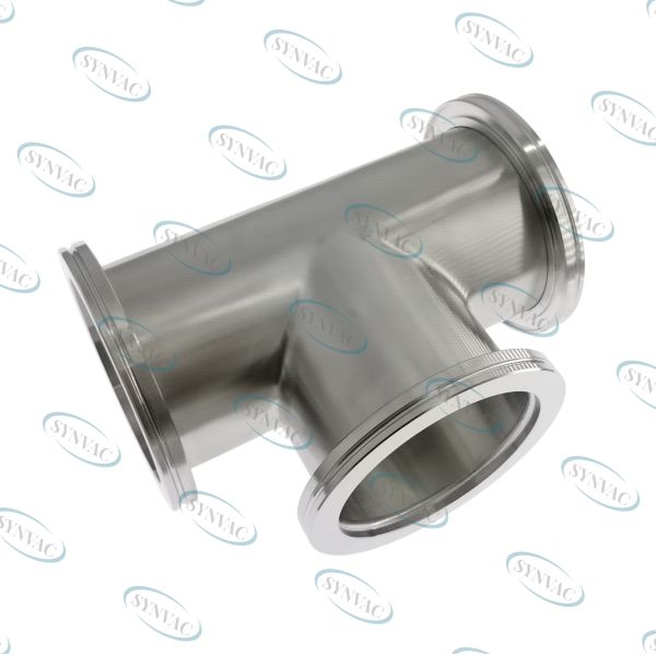 SUS304 SUS316L ISO Tees Vacuum Fittings For Vacuum System