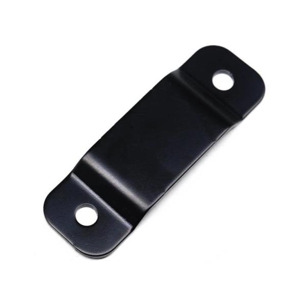 Клип для бракетов Металлические штамповые детали для монтажа черного покрытия