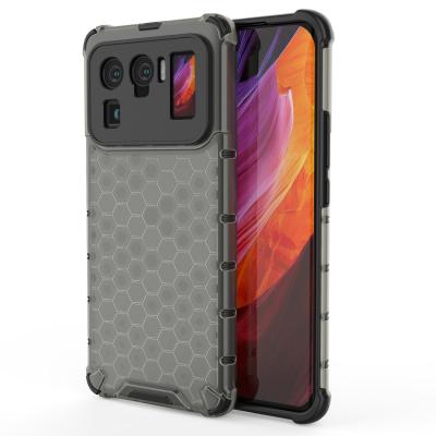 Honey Comb Heavy Duty Cell Phone Cases Dual Layers Neon Color Heat Release