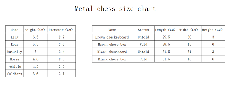 Wholesale Custom Luxury Chess Set with Foldable Design and Zinc-Alloy Material Chessboard