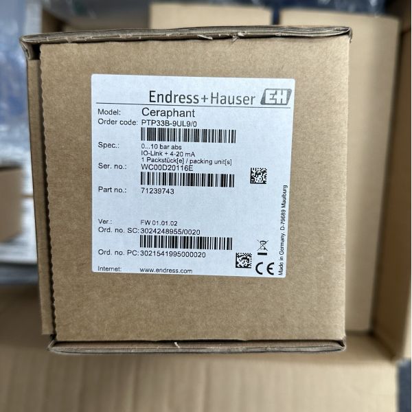 Endress+Hauser PTP33B-9UL90 | Hygienic Pressure Switch with IO-Link