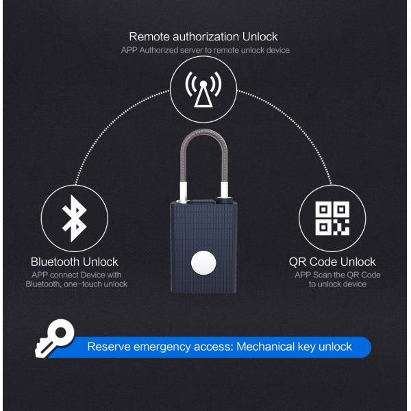 Padlock 3200Mah Bluetooth дистанционного управления двери склада энергосберегающее