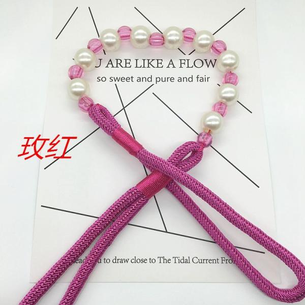 Delicate custom beads curtain tieback for home decoration