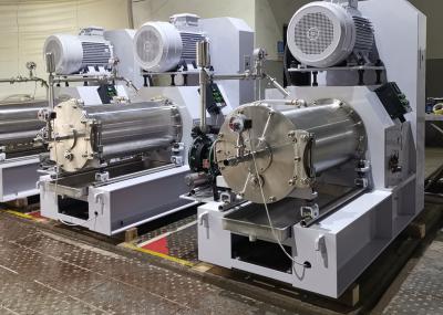 100L Dynamic Discharge Horizontal Wet Grinding Mill With Large Flow