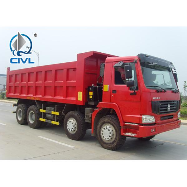 HOWO 8x4 Heavy Duty Dump Truck 50ton Tipper truck 10 wheel sand dump truck HYVA Hdraulic lifting system