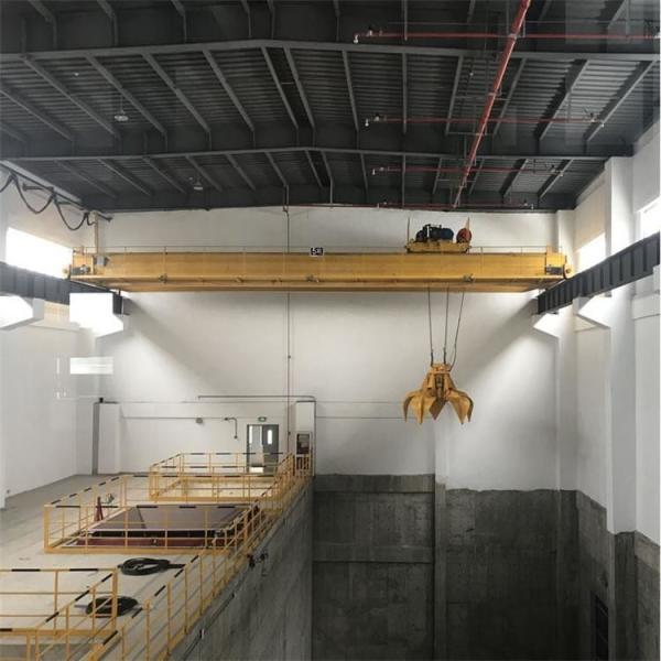 China's high quality and low price55 ton garbage grab bridge double beam crane, power plant double beam crane, grab dou
