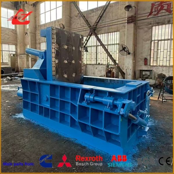 Y83-125 Turn-Out Hydraulic Metal Baler with 1250kN Force and 1200×700×600mm Chamber for Scrap Steel and Iron Recycling