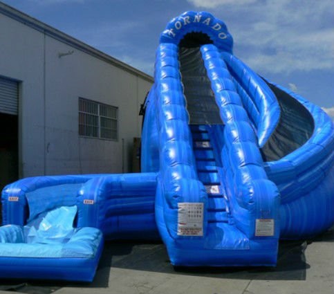 Giant Inflatable Slide 33ft High Hurricane Water Slide Inflatables For Adults