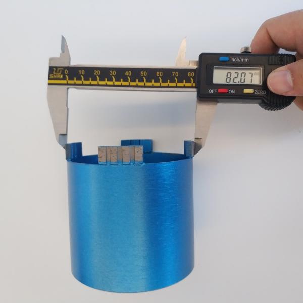 Кольцевая пила 2 битов пустотелого сверла диаманта Masonry слотов верхней части 82mm