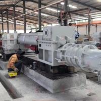 Machine électrique d'extrusion de briques d'argile pour la ligne de processus de briquage de briques creuses ou solides