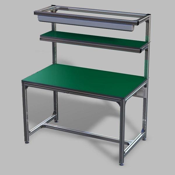 Dia Cast Aluminum Profile Workbench D Bracket Sandblasting Surface Treatment