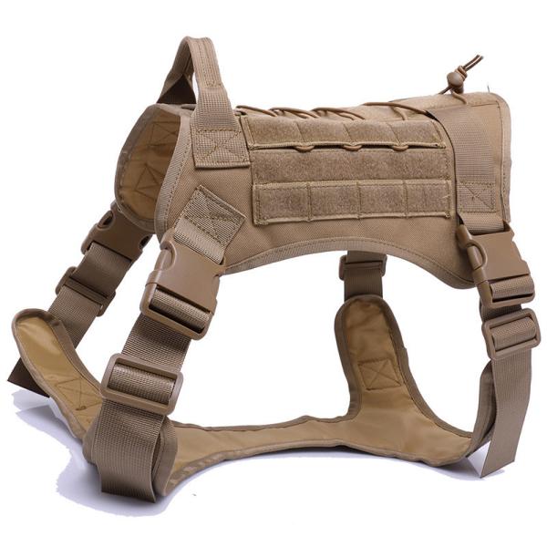 Tactical Dog Harness Heavy Duty Neoprene Custom Logo No Pull Design Reflective Leash Active Pets
