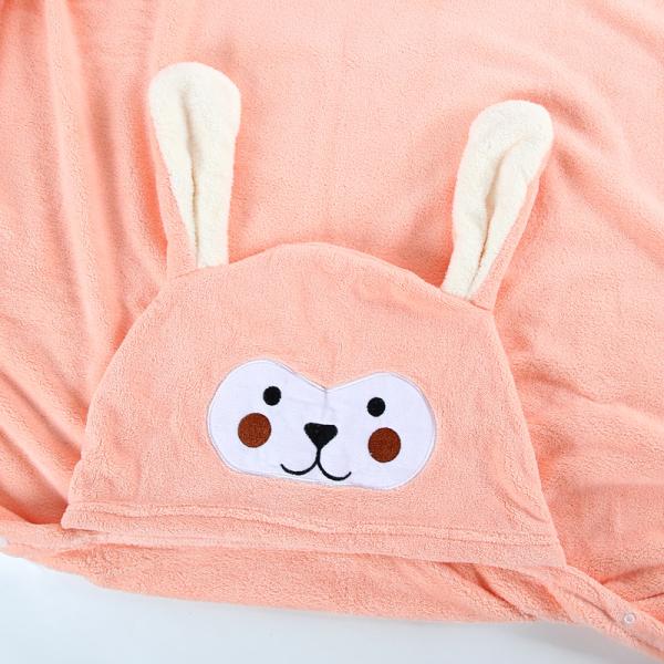 Идеальное детское душевое полотенце и шляпа набор Джакард Коралловый бархат для мягкости