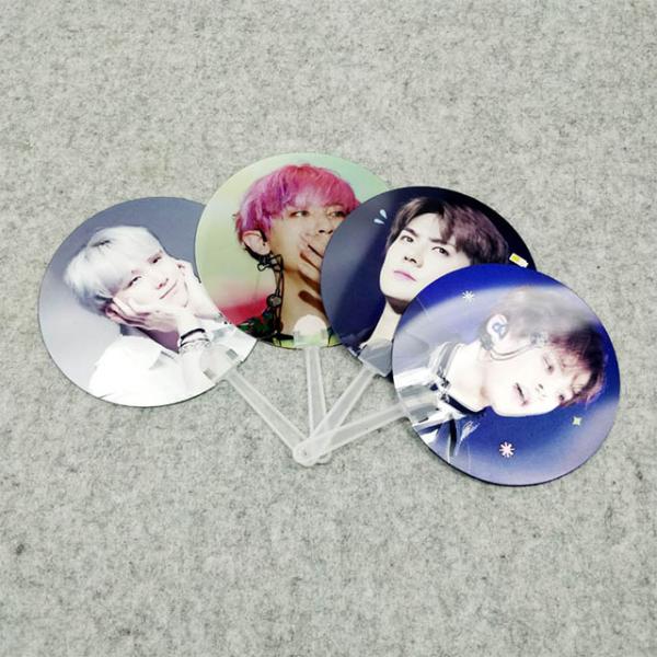 Idol Picture 3d Lenticular Hand Fan Of Celebrity
