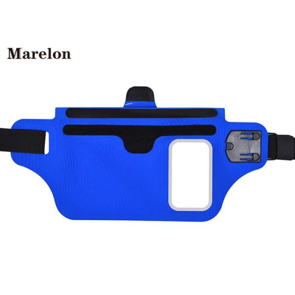 Sport LED Waterproof Running Belt / Elastic Waist Belt Tool Bag With Touchable Window